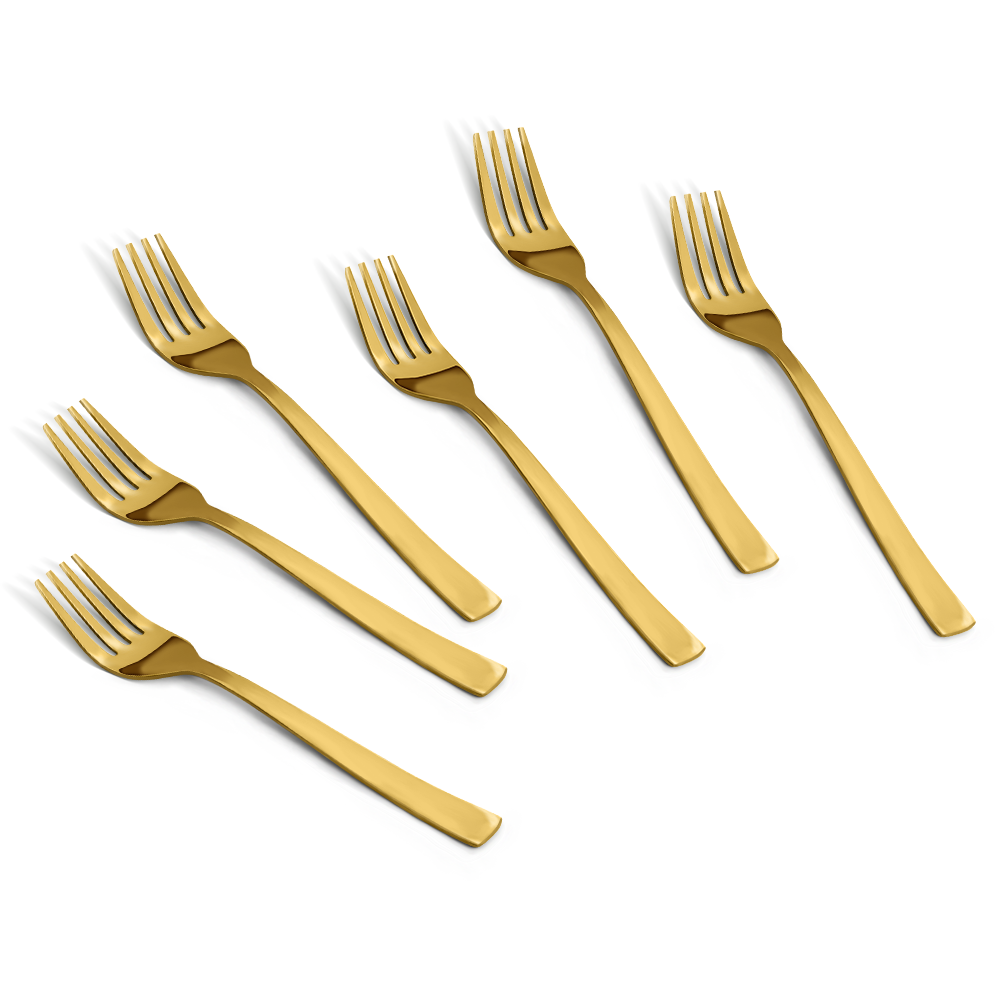 Impress Glossy Gold Baby Fork Set