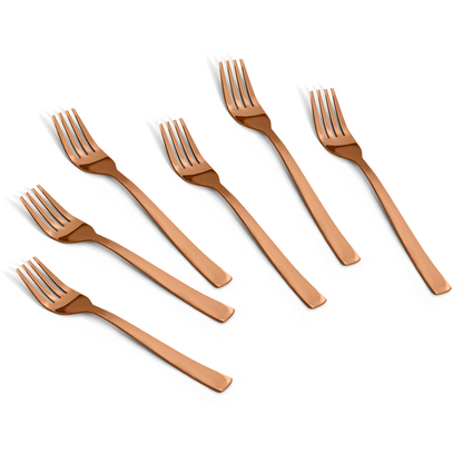 Impress Glossy Rose Gold Baby Fork Set