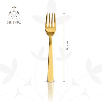 Impress Glossy Gold Baby Fork Set